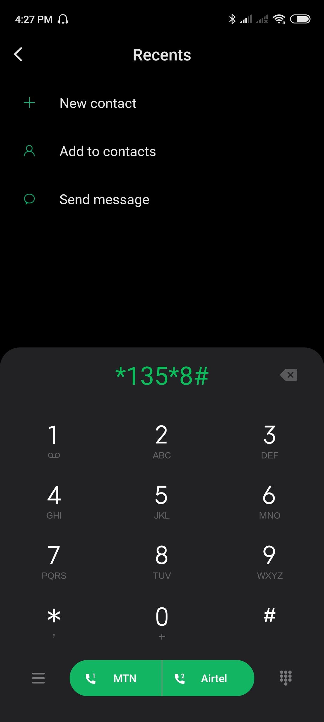 USSD Code to dial so that your Mtn Number is displayed