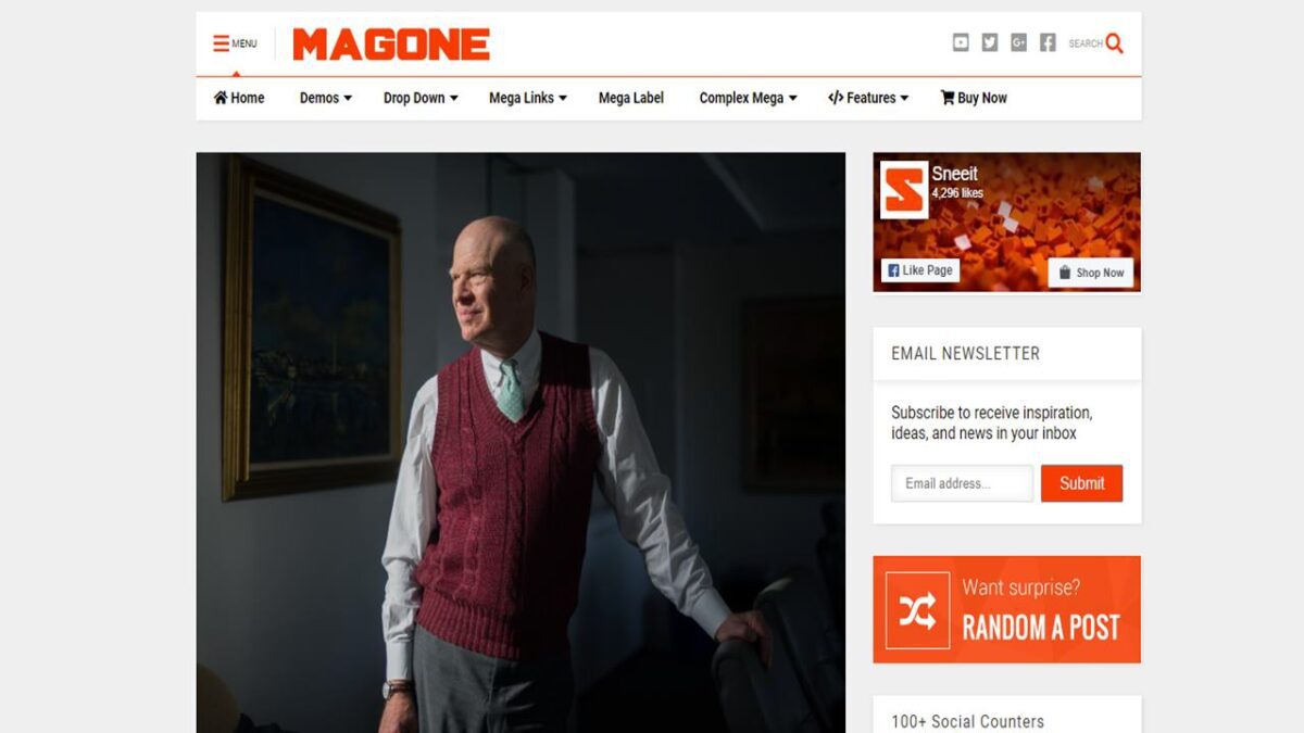 Download MagOne Free Premium News Magazine Blogger Template