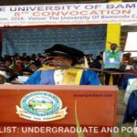 University of Bamenda Admission List For Postgraduate and Undergraduate admissions