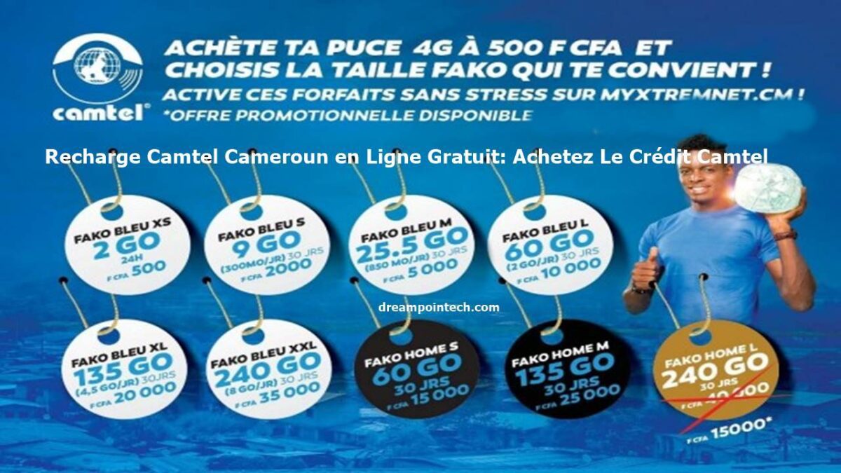 Recharge Camtel Cameroun en Ligne Gratuit: Achetez Le Crédit Camtel