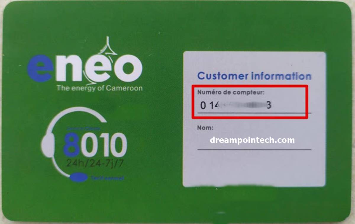 Entrez votre numéro de compteur