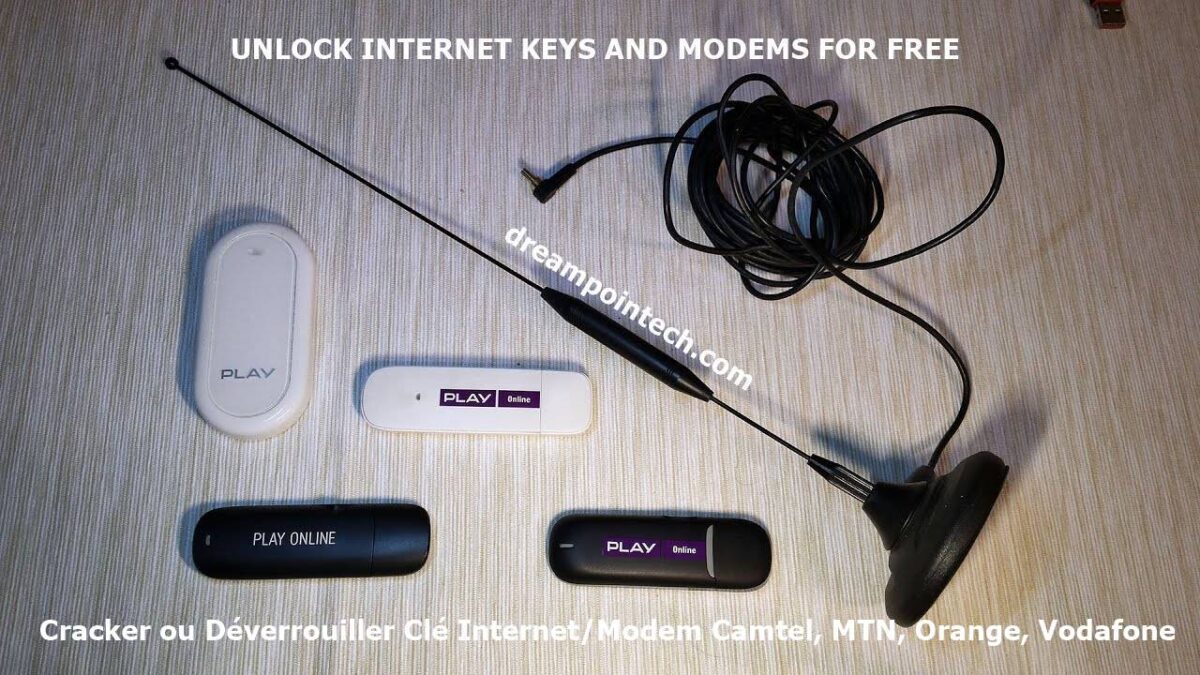 Cracker ou Déverrouiller Clé Internet/Modem Camtel, MTN, Orange, Vodafone