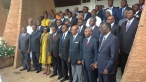 Governors of Cameroon posing for a picture