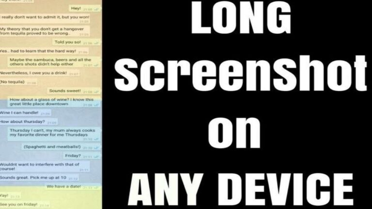 scrollable screenshots on any device