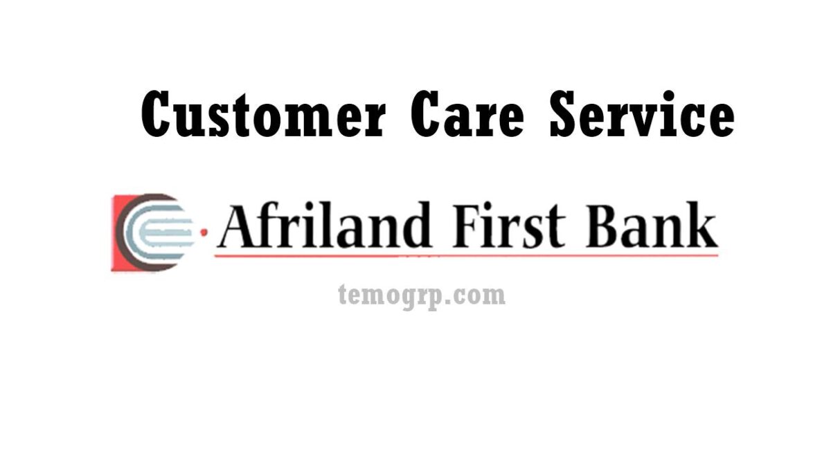 Customer care service Afriland first bank Cameroon Guide