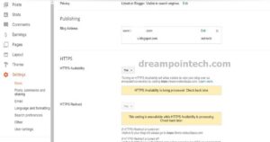 Fix Blogger Https Availability Status Unknown or Is Being Processed