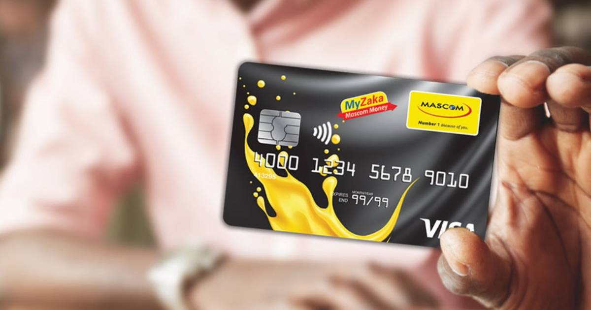 Requirements before registering and getting the Mascom Myzaka Visa Card