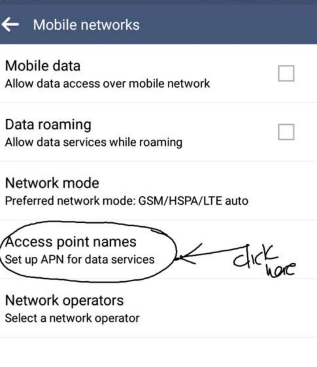 Access Point Names
