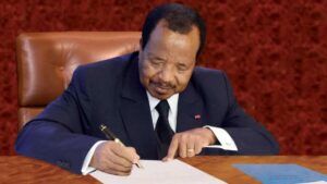 Biya signs ministerial decree