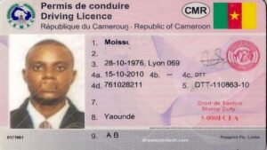 Categories Of Driver's License In Cameroon
