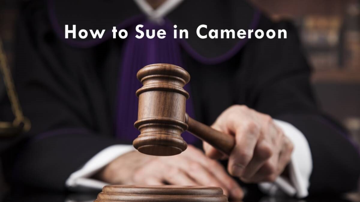 Guide on how to sue someone or a company in court in Cameroon