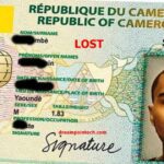 Sample of a Cameroonian national identity card