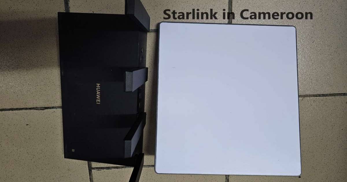 Starlink Mini Kit and Huawei AX6