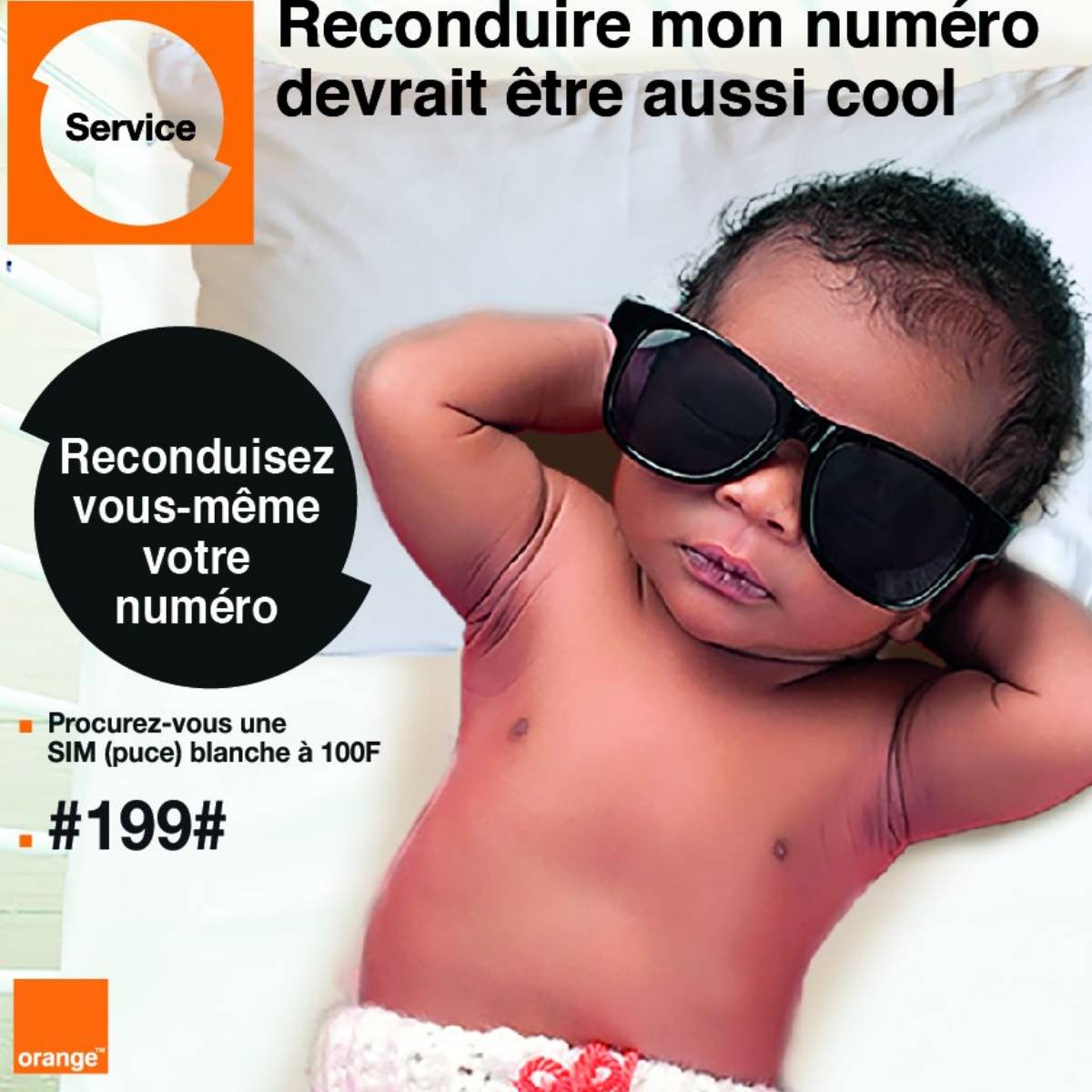 reconduire puce orange