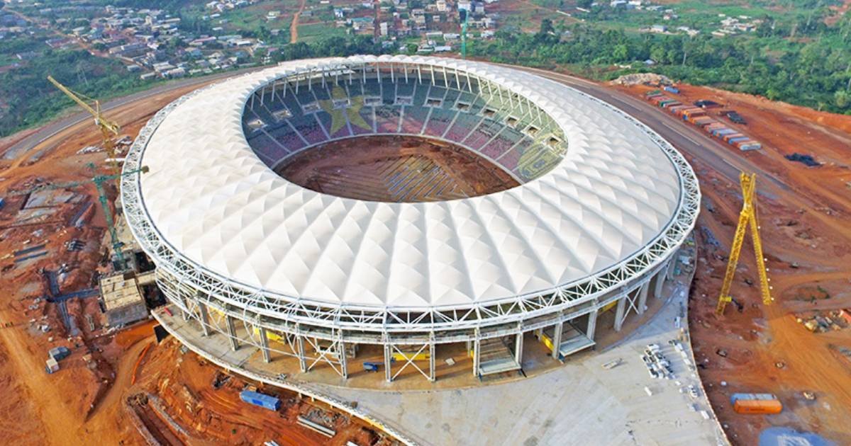 7. Stade Paul Biya, Yaounde, Cameroun (Stade de football d’Olembe)