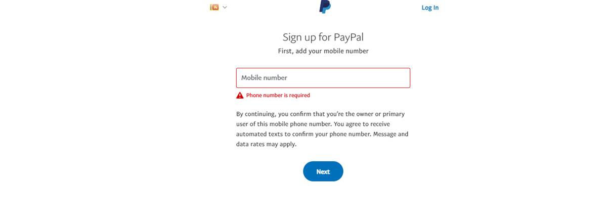 Add Your Sri Lankan Phone Number To Paypal