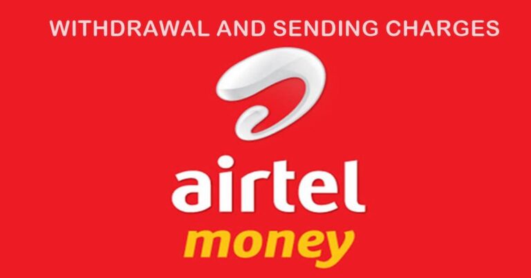 Airtel Mobile Money Withdraw and Sending Charges Tanzania