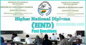 HND Past Questions and Answers
