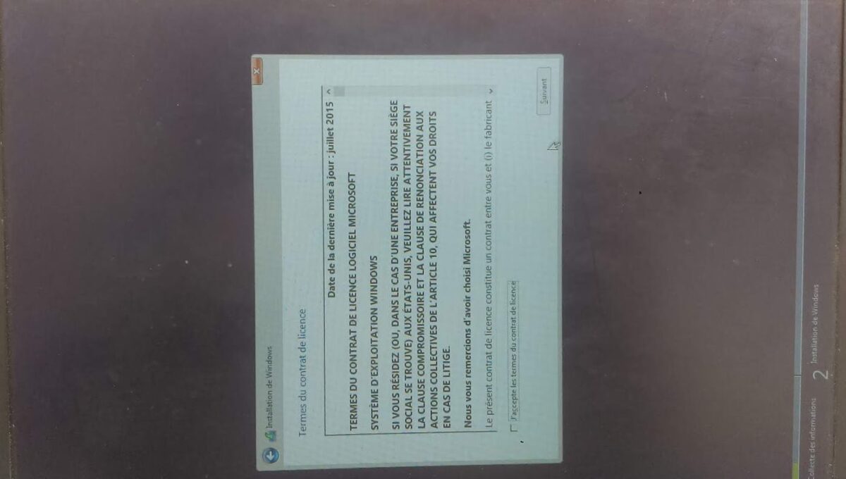 Window License Agreement