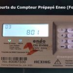 Compteur Prépayé Eneo qui affiche le numero 801
