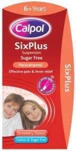 Calpol Sixplus Suspension Sugar Free 80Ml