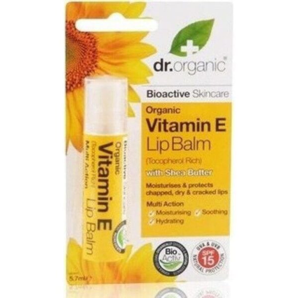 1103136-DR.-ORGANIC-VITAMIN-E-LIP-BALM.jpeg Dr Organic Vitamin E Lip Balm 5.7Ml