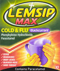 Lemsip Max Cold &Flu Satchets B/Currant 10S