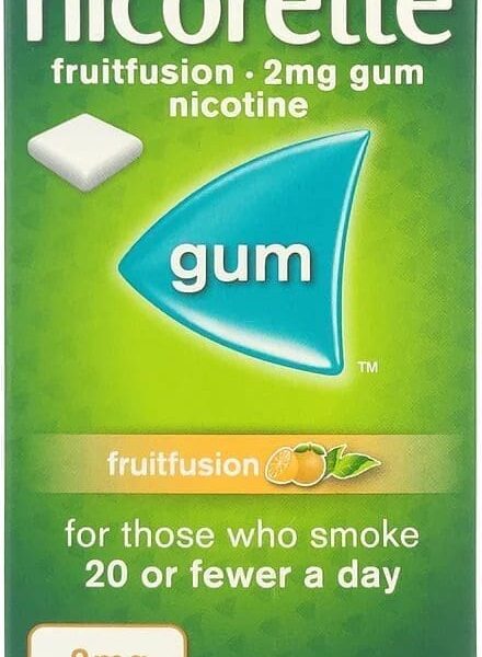 Nicorette Fruitfusion Gum 2Mg