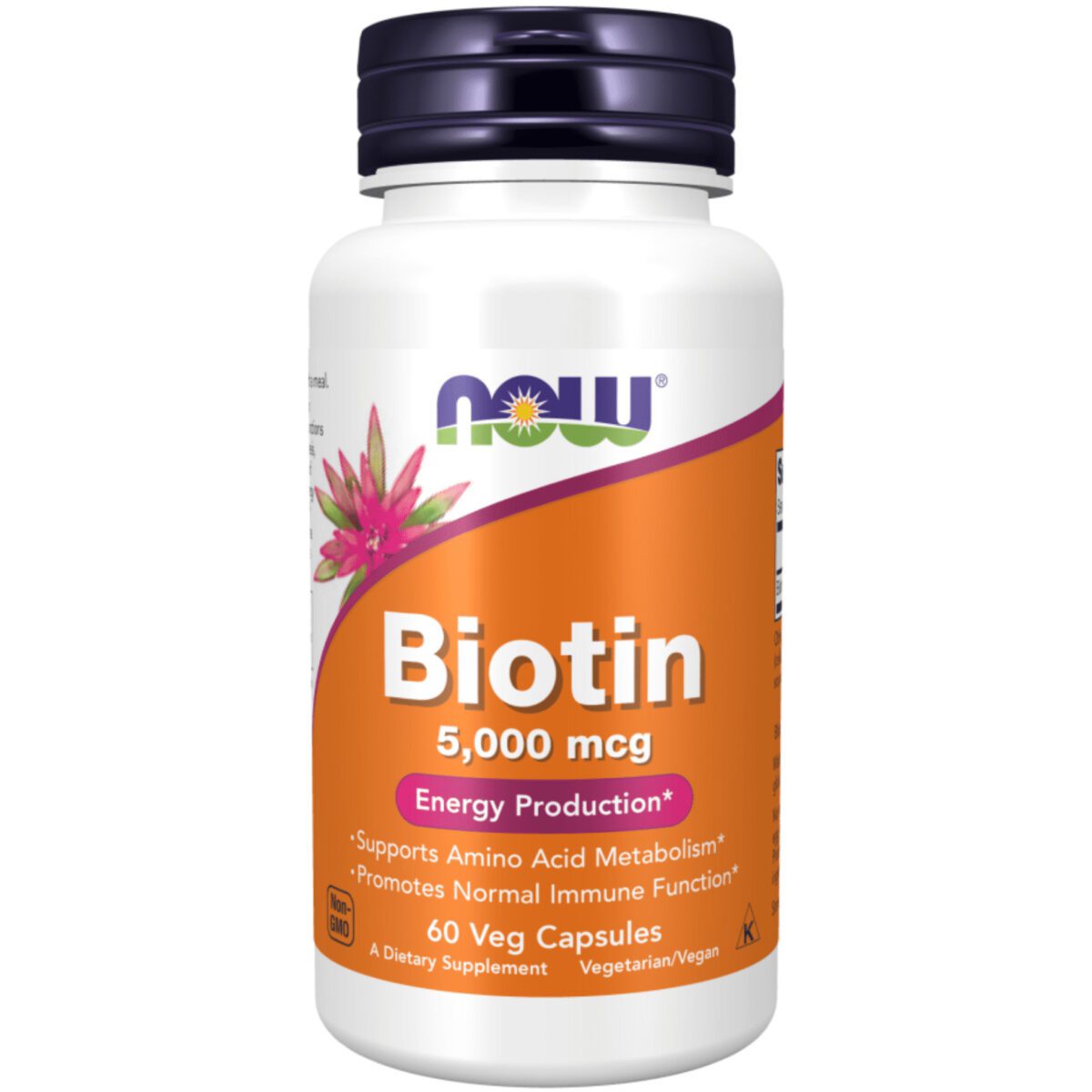 Now Biotin 5000Mcg Caps 60S