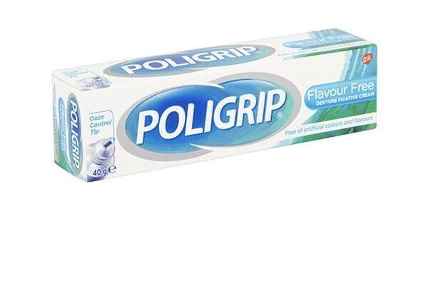 Poligrip Flavour Free 40G