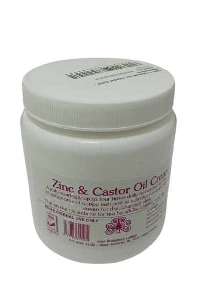Zinc & Castor Oil Cream 250G