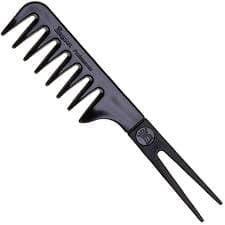 Denman Professional Fantail Comb (Black) D25