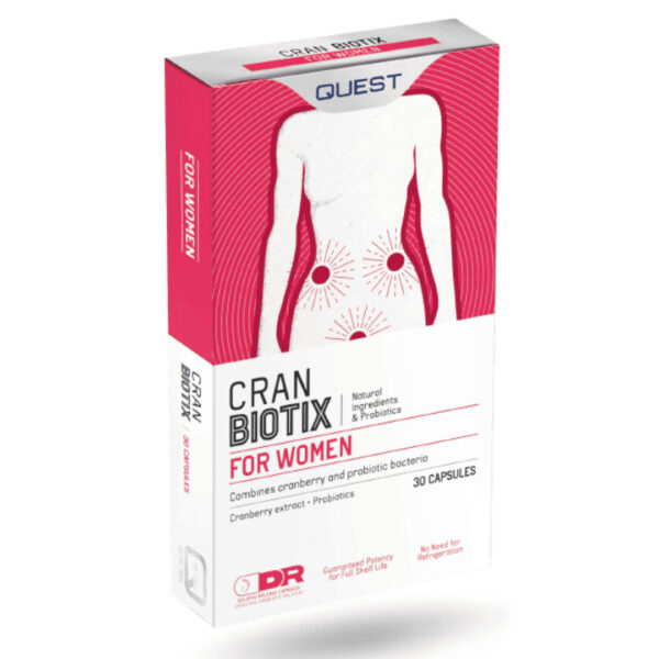 Quest Cranbiotix - Probiotic With Cranberry 30s