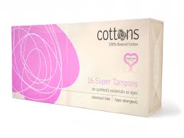 Natural Cotton Tampons Super 16S