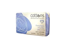Cottons Organic Panty Liners 24S