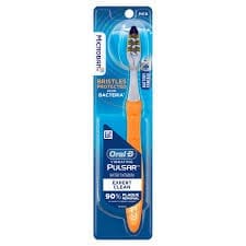 Oral B T/Brush Pulsar-Vibrating Bristles Battery Power
