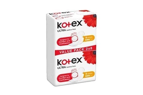 Kotex Ultra Thin Normal Pads Duos 16S