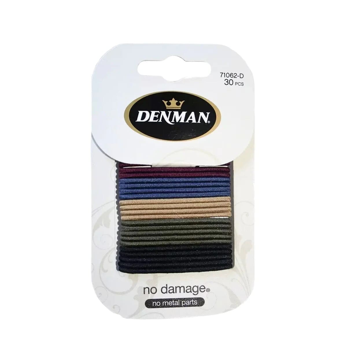 1130012-3.jpg Denman Elastic Bands Neutral Small 2Mm - 30Pc -71062D