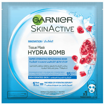 Garnier Hydra Bomb Tissue Mask SA32 Pomegranate30G