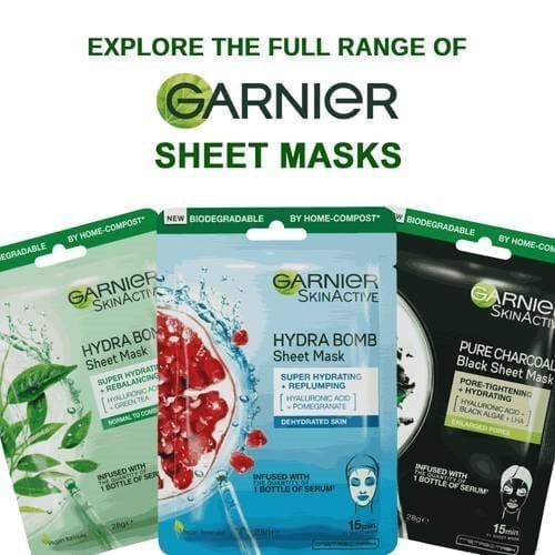Garnier Hydra Bomb Tissue Mask SA32 Pomegranate30G