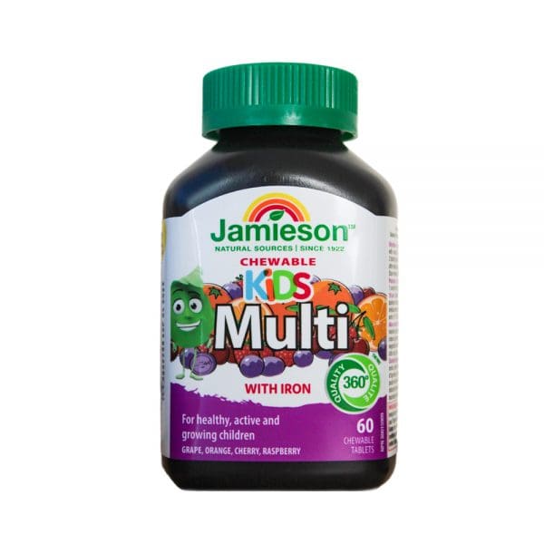 JAMIESON MULTI KIDS CHEWABLE TABLETS 60S
