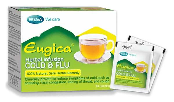 EUGICA HERBAL COLD & FLU SACHETS 10S