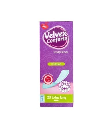 Velvex Conforta Panty Liners Xtra Long 20Pcs