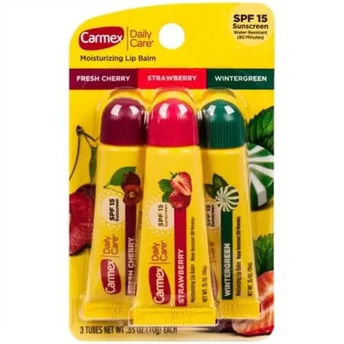 Carmex 3In1 Moinsturizing Lip Balm Tubes 3X10Gms (U.S.A)