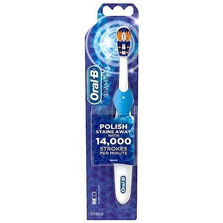 Oral-B Battery Toothbrush Adult (3D White 14000 Strokes) 1S