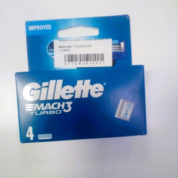 Gillette Mach 3 Turb0 Blades 4'S