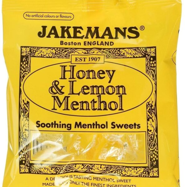 1135274-Jakemans-Honey-Lemon-Soothing-Menthol-Cough-Drops-100Gm.jpg Jakemans Honey & Lemon Soothing Menthol Cough Drops 100Gm