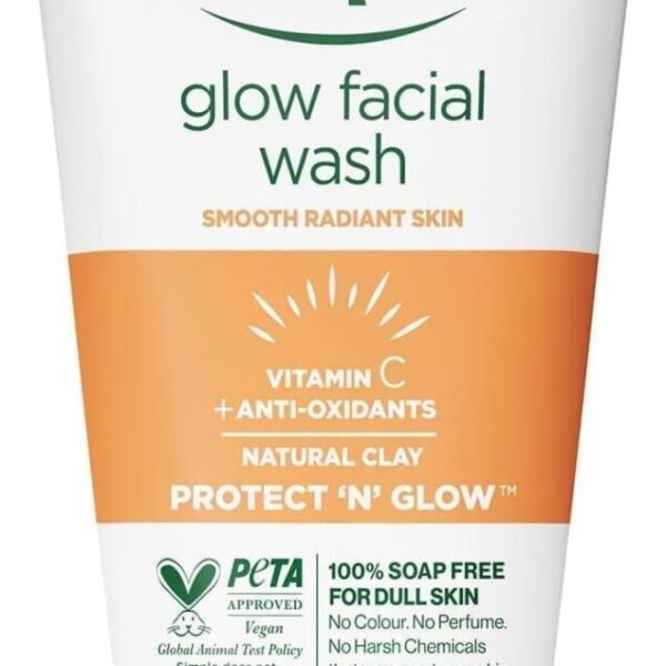 Simple Glow Facial Wash Natural Glow Clay 150Ml