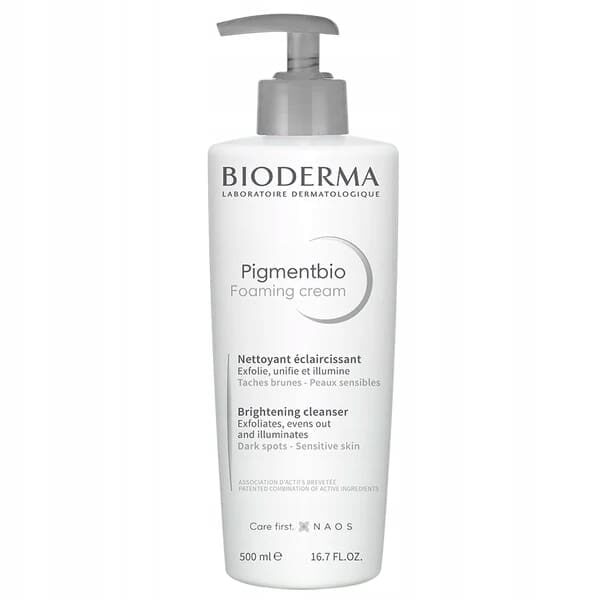 Bioderma Pigmentbio Foaming Cream 500Ml For Uneven Skin Tone On Sensitive Skin