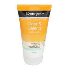 Neutrogena Clear & Defend Wash & Mask 150Ml